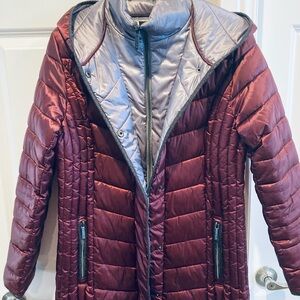 Northside Women's Burgundy Puffer Jacket